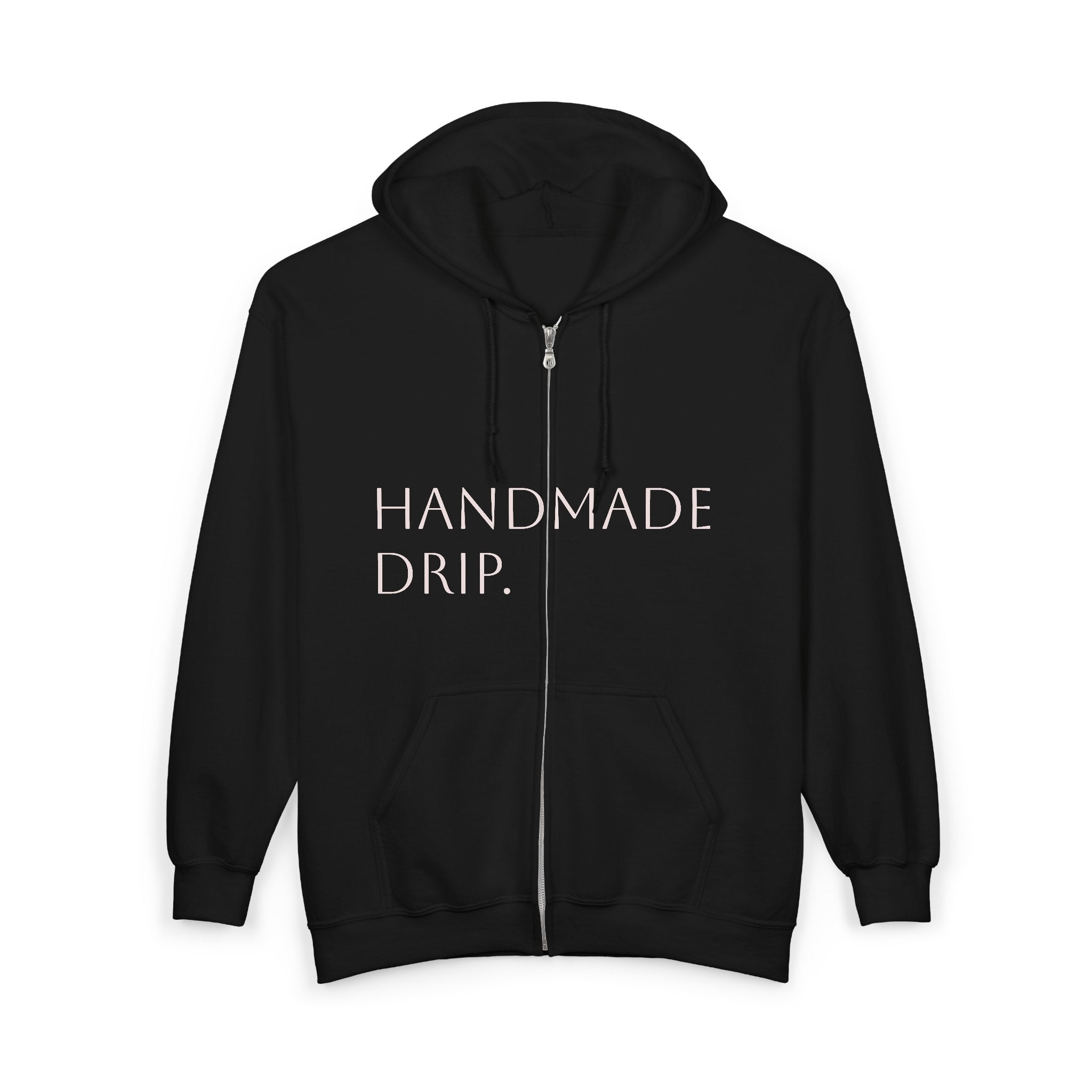 'FULL ZIP HOODIE' by handmade drip.